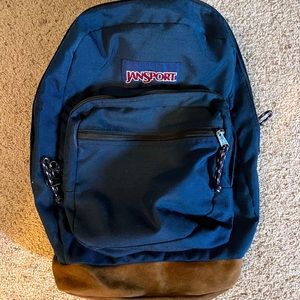 JANSPORT Vintage Right Pack (Suede Bottom - Great Shape)